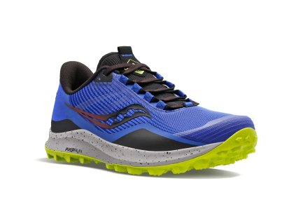saucony PEREGRINE 12 blue raz/acid