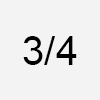3/4