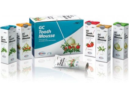 GC Tooth Mousse (varianta Tooth Mousse: 5ks sortiment + 1ks ZDARMA + SLEVA)