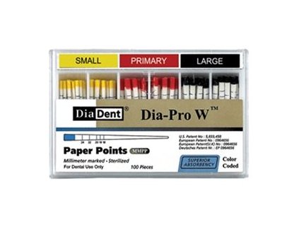 Papírové čepy kalibrované Pro-W (WaveOne) (varianta Papírové čepy kalibrované Pro-W, sada)