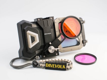 DIVEVOLK SeaTouch 4 Max Underwater Housing Ffilter Kit for iPhone and most Android smartphone, dive housing