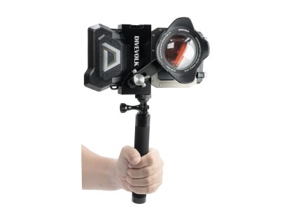 DIVEVOLK SeaTouch 4 Max underwater housnig Selfie Kit for iPhone and Andorid smartphone, dive housing, waterproof phone case