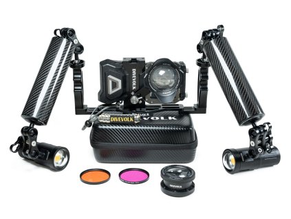 DIVEVOLK SeaTouch 4 Max Underwater Housing Almighty Kit for iPhone and most Android smartphone, dive housing, waterproof phone case