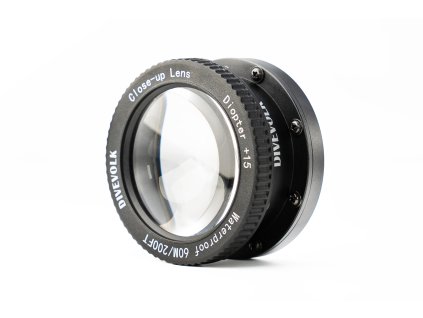 DIVEVOLK Underwater +8 Close-up Lens, Optical Wet Lens for Seatouch 4 max housing and camera