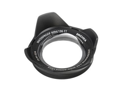 Underwater Wide-angle Conversion Lens X0.6 for DIVEVOLK Housing and Compact Camera Houisng