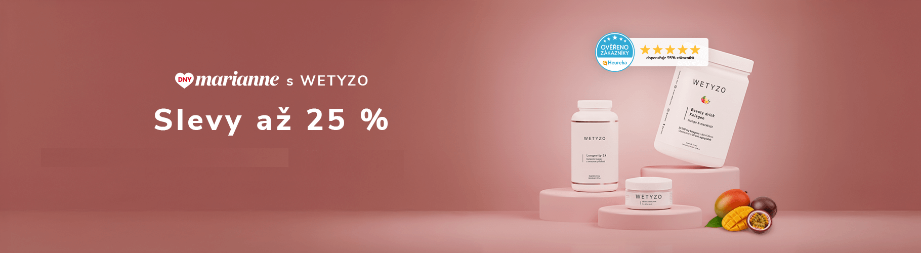 Doplňky stravy a kosmetika Wetyzo pro zdraví a krásu v každém věku