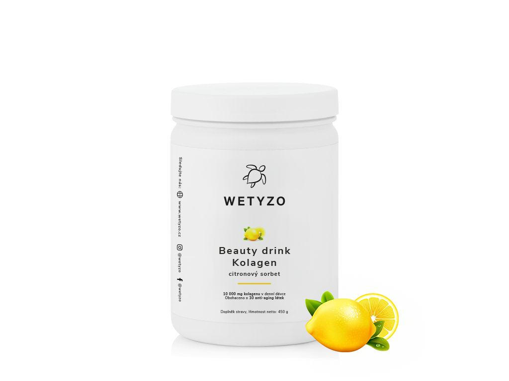 WETYZO Kolagen Beauty drink s vitamíny pro vlasy, nehty a pleť