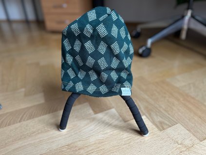 Zimní merino čepice SMARAGD