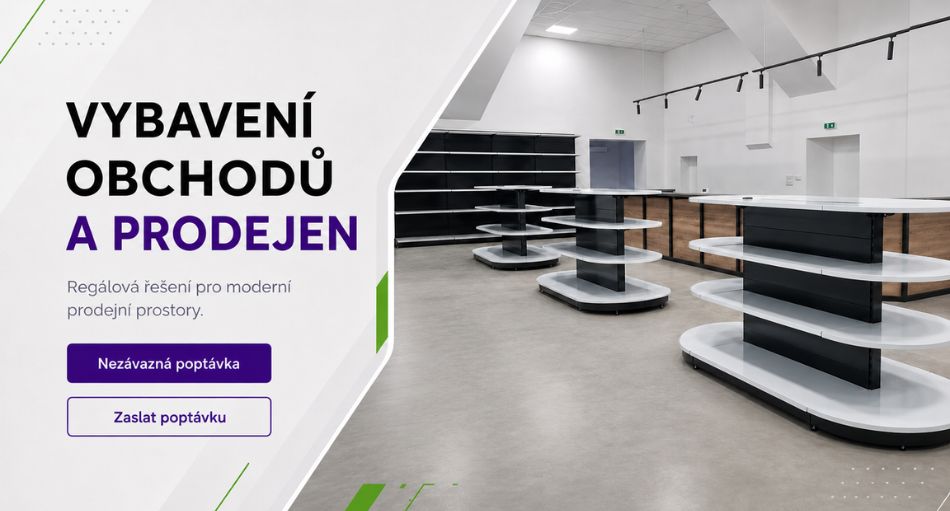 Regálový systém SU5-ELEGANT - Vybavení obchodů a prodejen - Wexta