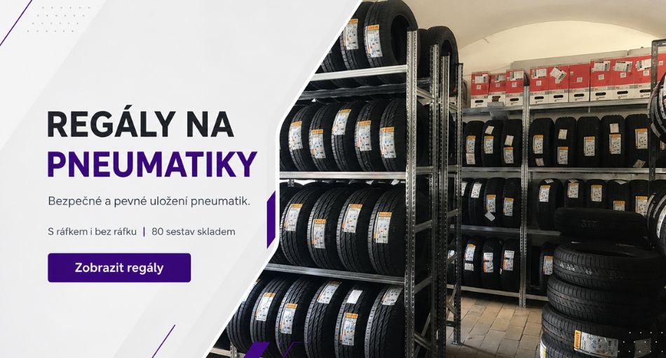 regály na pneumatiky