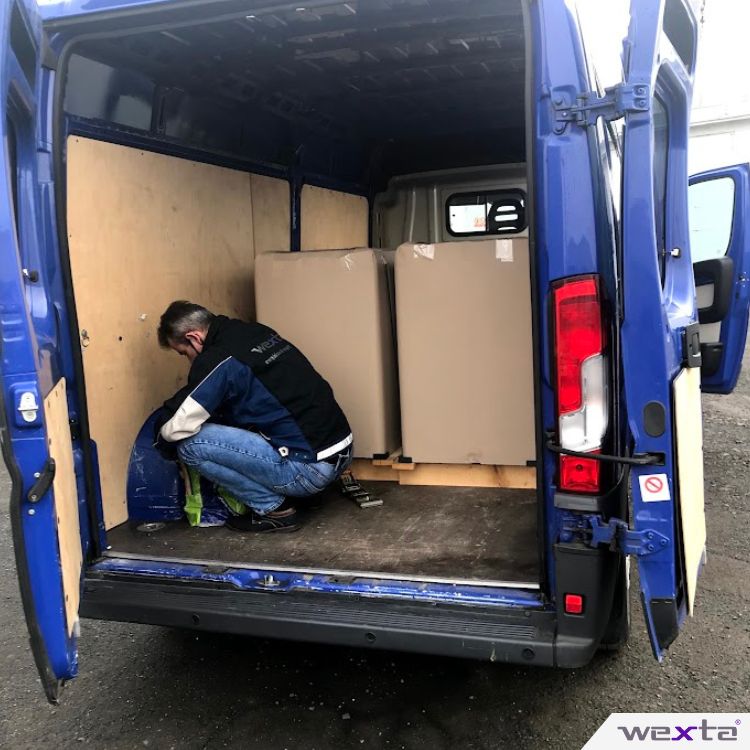 Dodání regálů a logistika regálového vybavení WEXTA Dodání regálů a logistika regálového vybavení WEXTA