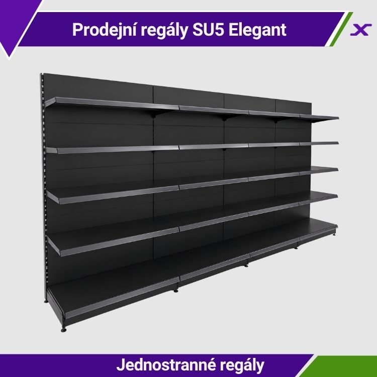 Jednostranné prodejní regály SU5