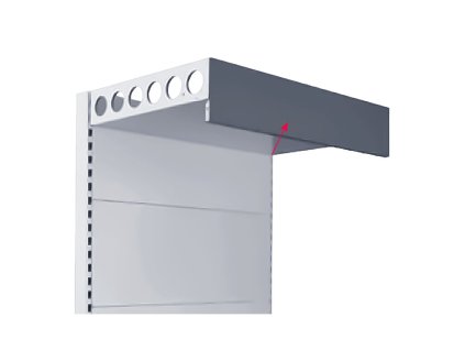 Čelo zastřešení rovné 625x200 mm