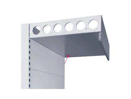 Deska zastřešení rovná 625 mm