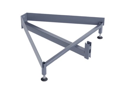 Sokl půlkruhu H130x300 mm - černá patka