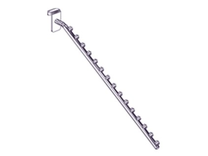 Konfekční rameno šikmé 450 mm - 15 kuliček