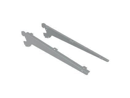 Konzoly pod dřevěné police 270 mm (pár) - nastavitelné