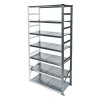 Kovový policový regál, 2500x1050x400 mm, 7 polic, přídavný