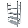 Kovový policový regál, 1972x1200x500 mm, 4 police, základní