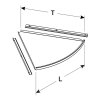Deska zastřešení půlkruhu Výkres