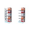 Archivní regál SUPER, hloubka 320 mm Základní modul Přídavný modul