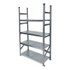 Kovový policový regál, 1972x1650x320 mm, 4 police, základní