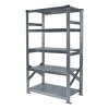 Kovový policový regál, 1576x1350x320 mm, 5 polic, základní modul