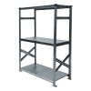 Kovový policový regál, 1840x600x500 mm, 3 police, základní modul