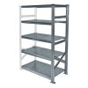 Kovový policový regál 1576x1050x400 mm 5 polic přídavný