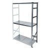 Kovový policový regál, 1972x1050x500 mm, 3 police, přídavný