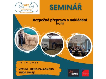 BEZPEČNÁ PŘEPRAVA A NAKLÁDÁNÍ KONÍ - BRNO