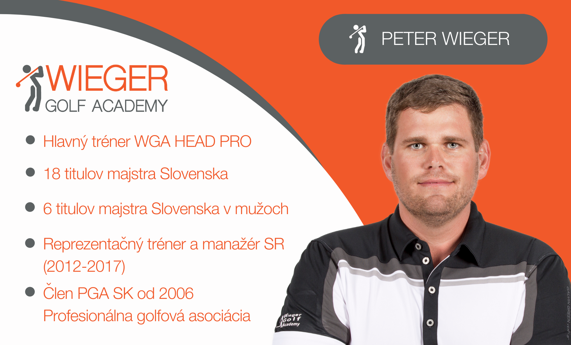 Golf tréner Peter WIeger