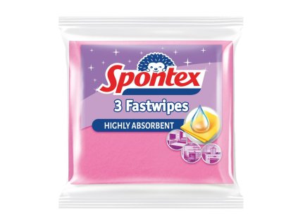 Utierka z viskózy Spontex Fast Wipes 3 kusy