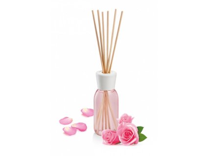 Vonný difuzér FANCY HOME 120 ml, Ružové kvety