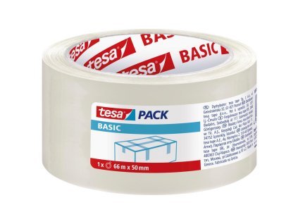 Baliaca lepiaca páska TESA basic 50 mm x 66 m priehľadná