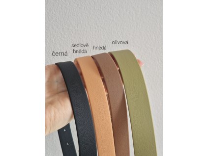 Vodítko voděodolné černé kování-různé barvy