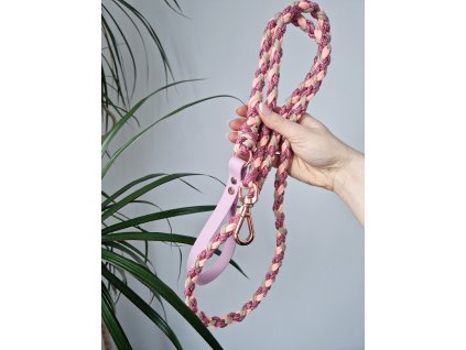 Vodítko PINK DIAMOND GLOW 150 cm