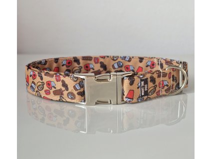 Obojek pro psa kava whatthedog