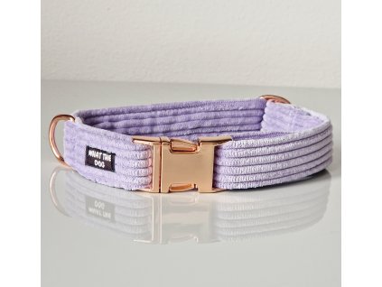 Obojek FLUFFY fialový