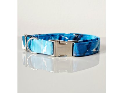 Obojek BLUE MARBLE