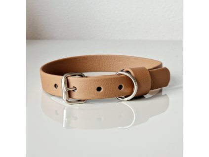 Obojek hnědý voděodolný šířka 2,5 cm