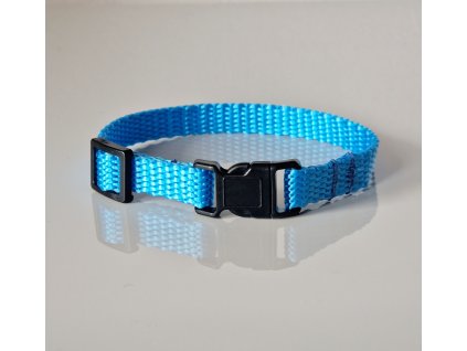 Obojek pro štěňátka světle modrý