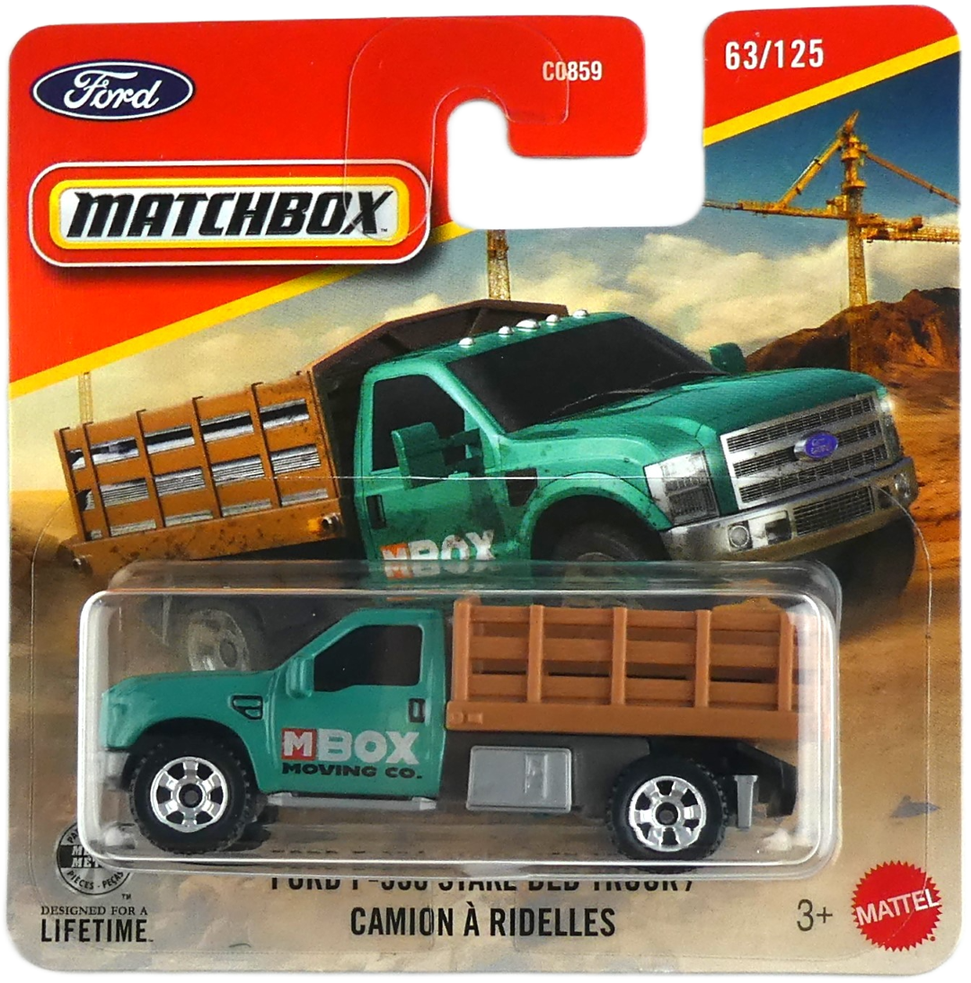 Pracant Matchbox Ford F-350 Stake Bed Truck