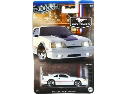 Hot Wheels Silver Series Mustang 60 Years '84 Ford Mustang SVO