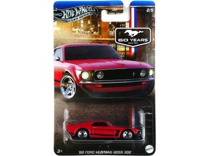 Hot Wheels Silver Series Mustang 60 Years '69 Ford Mustang Boss 302