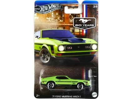 Hot Wheels Silver Series Mustang 60 Years '71 Ford Mustang Mach 1