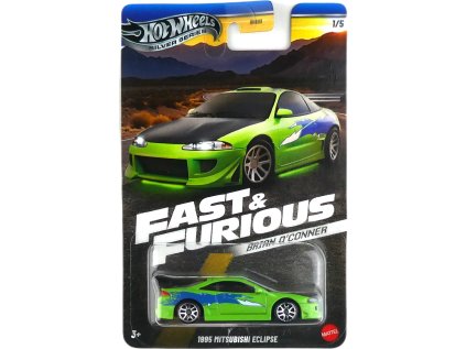 Hot Wheels Silver Series Fast & Furious Brian O'Conner 1995 Mitsubishi Eclipse