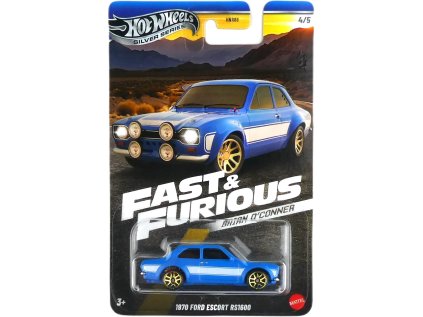 Hot Wheels Silver Series Fast & Furious Brian O'Conner 1970 Ford Escort RS1600