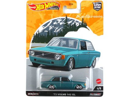 Hot Wheels Premium AutoStrasse '73 Volvo 142 GL