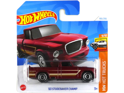 Hot Wheels '63 Studebaker Champ Burgundy